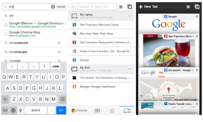 chrome for iphone