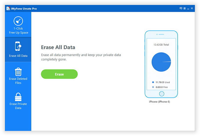 Select erase all data 