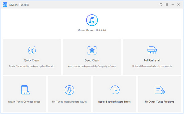 iTunes Repair Main