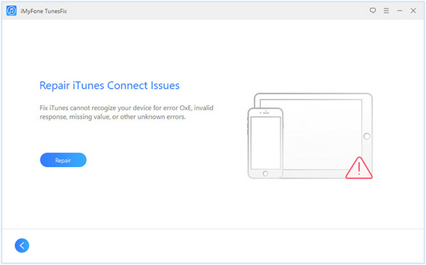 Repair iTunes Connection