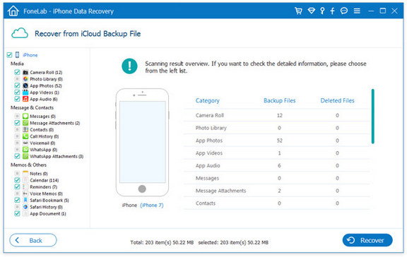 restore from icloud backup