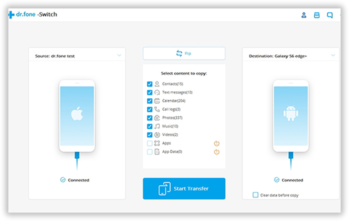 How to Transfer Contacts between LG and iPhone 6, 6 Plus, 5S/5