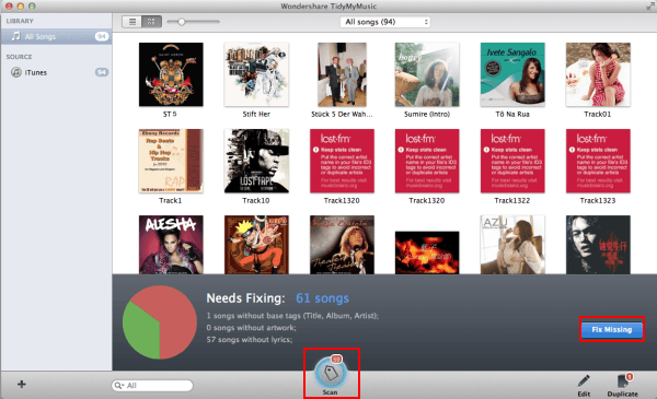 load duplicate songs from iTunes