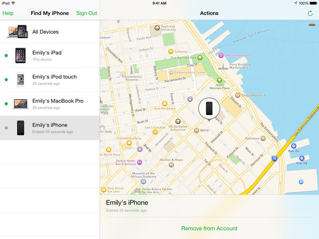 Find My iPhone App