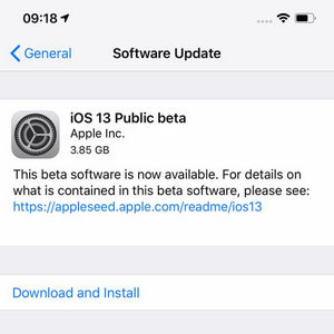 install ios 13 public beta