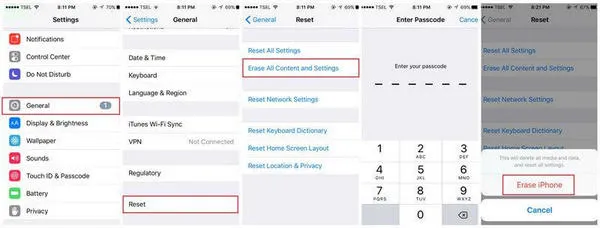 iPhone Factory Reset