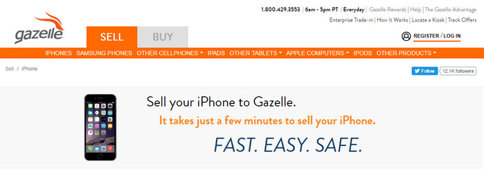 Gazelle Sell iPhone